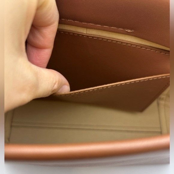 Everlane The Mini Form Crossbody Bag in Cognac Leather with Dust Bag - Picture 10 of 11